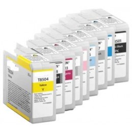 GIALLO da 80ml pigmentato compatibile per Epson SureColor P 800