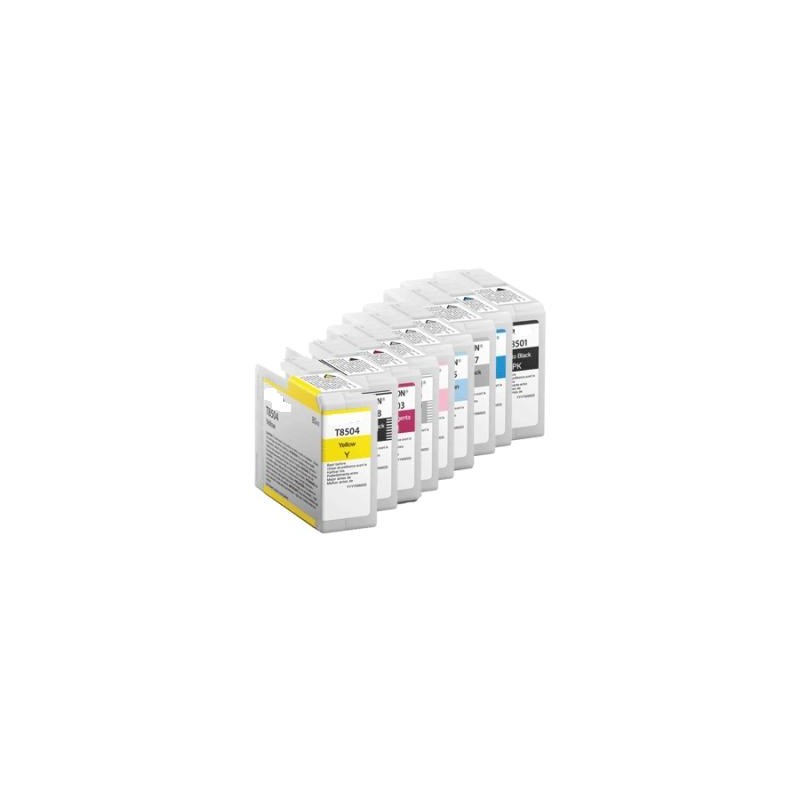 NERO LIGHT da 80ml pigmentato compatibile per Epson SureColor P