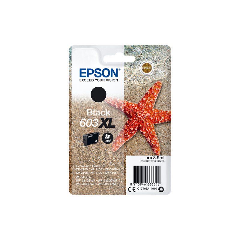 Epson 603XL Stella marina cartuccia nera C13T03A14010