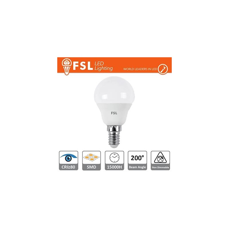 Lampada Sfera - 5,5W 3000K E14 460LM