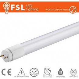 T8 LED Tubo Vetro - 22W 2000LM 6500K G13 Size:28x1212mm